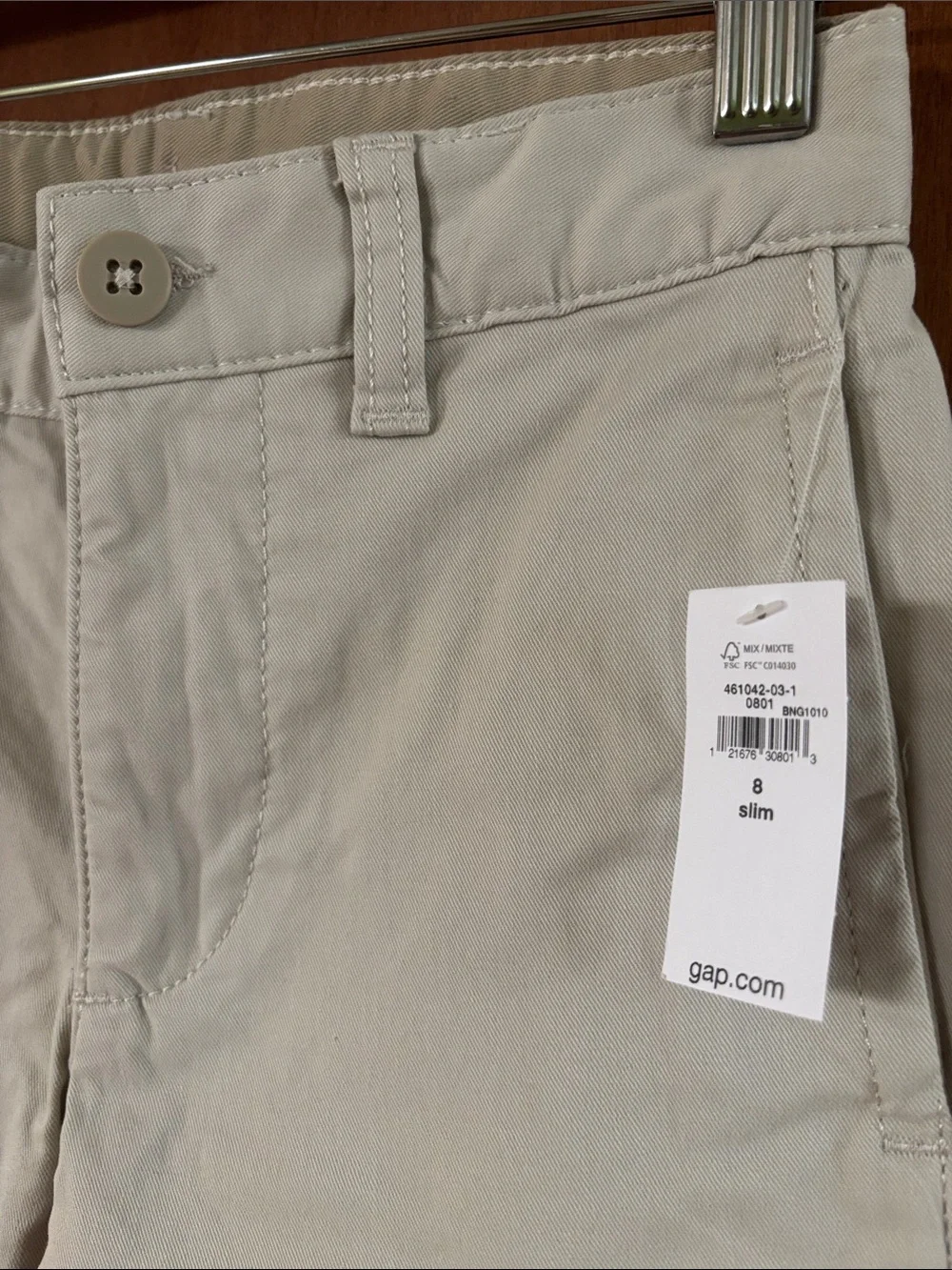 GAP Boys Chino Pants in Light Beige